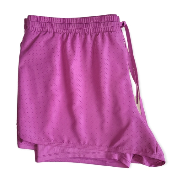 RBK Reebok NEW Micofiber Athletic Stretch Vented Women's Pink Running Bike S… - Picture 6 of 16